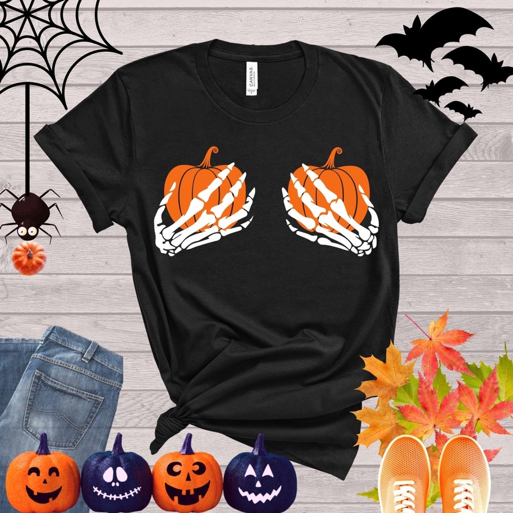WOMAN SIZE Skeleton Hands, Funny Halloween…